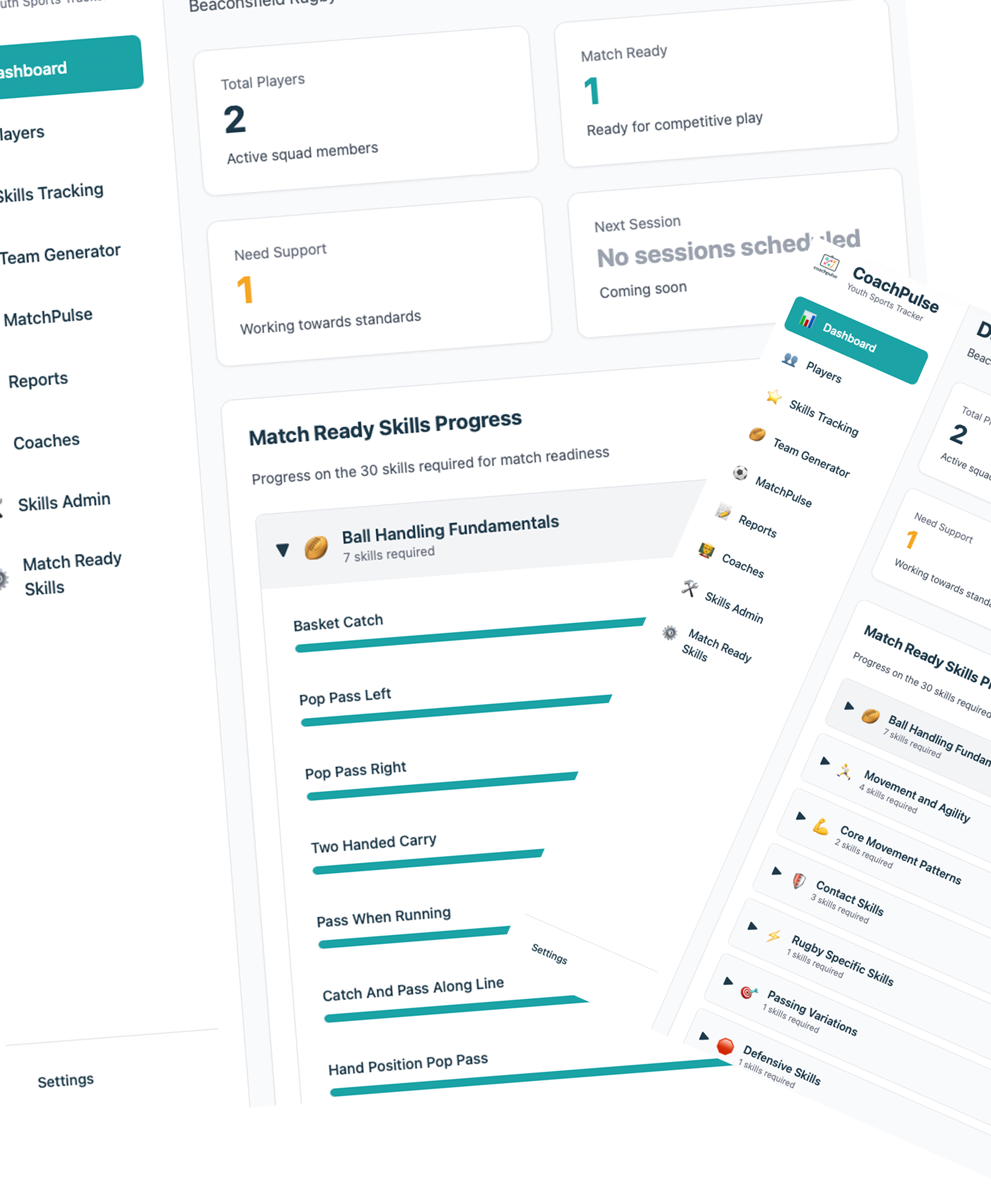CoachPulse Dashboard Analytics